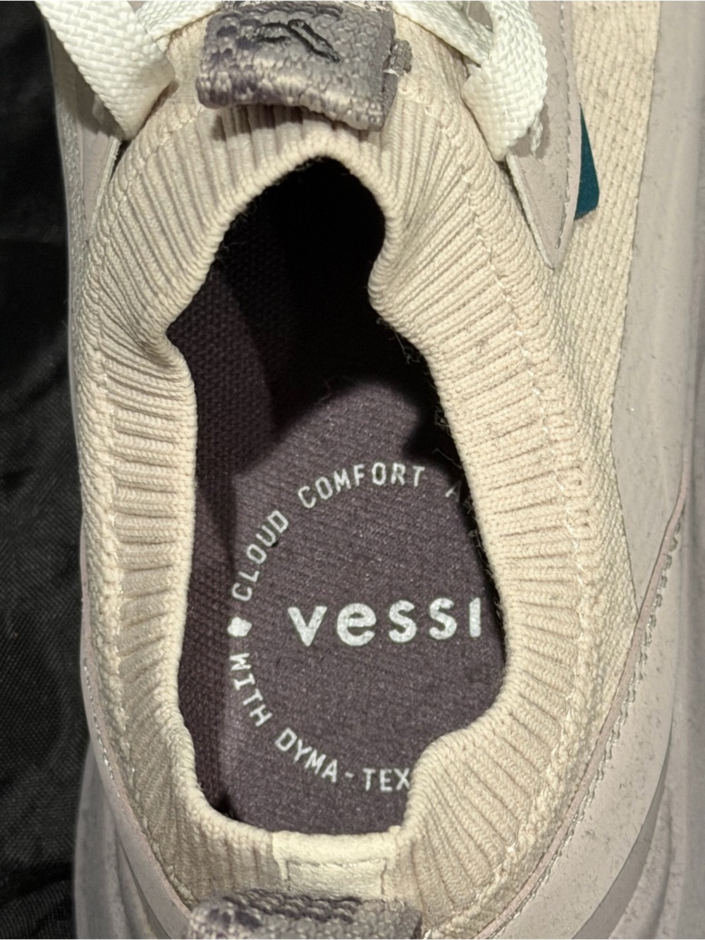Vessi Stormburst Light Quartzite Waterproof Knit Sneakers, Women sz 6 - Picture 4 of 6